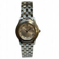 Gucci Quartz Silver Dial Date Roman Watch