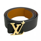 Louis Vuitton Belt Taurillon LV Initial 40 Reversible Brown Noir