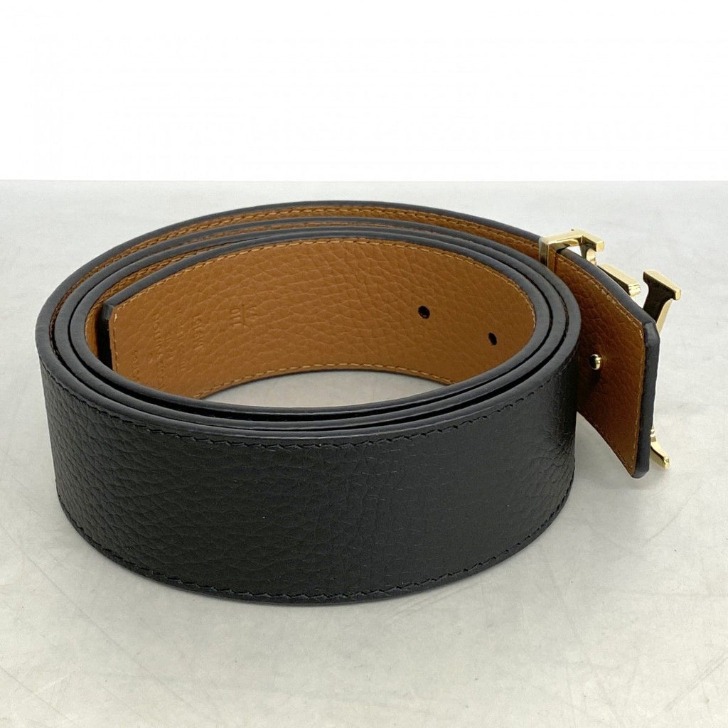 Louis Vuitton Belt Taurillon LV Initial 40 Reversible Brown Noir — view 4