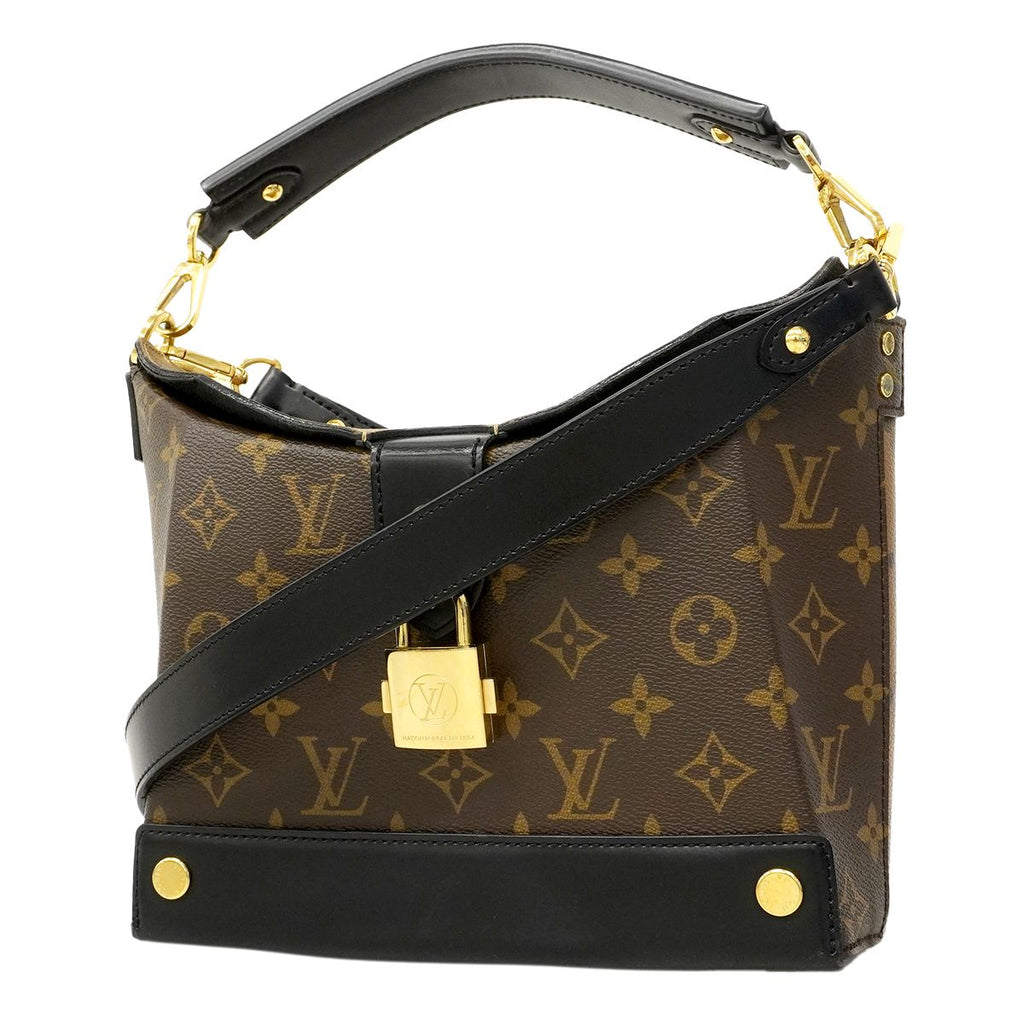 Louis Vuitton Handbag Monogram Bent Box PM Brown 2-Way