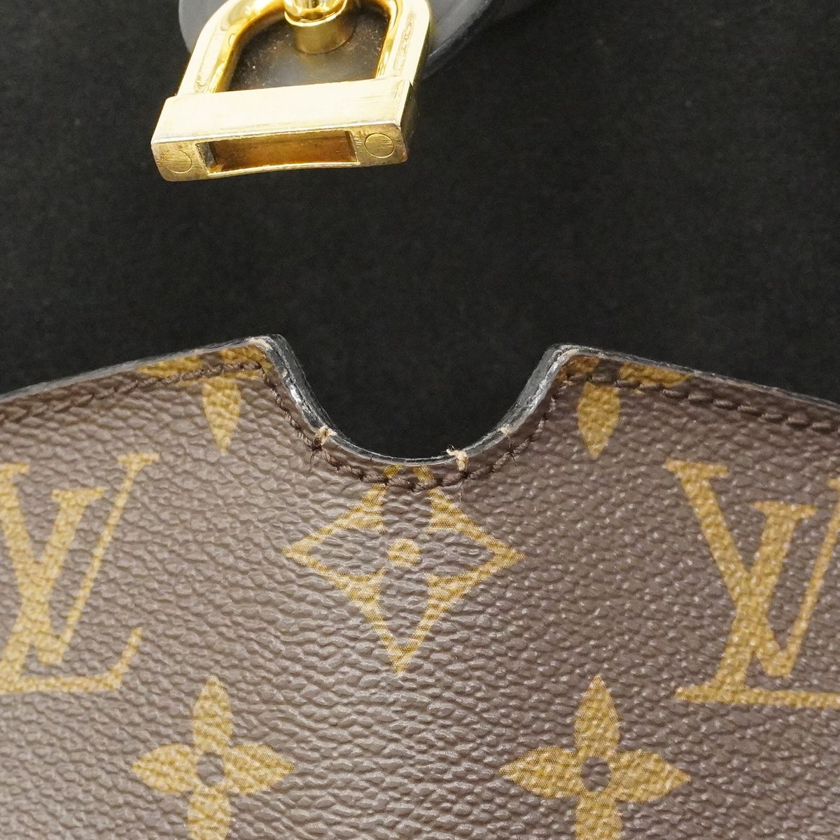 Louis Vuitton Handbag Monogram Bent Box PM Brown 2-Way — view 8