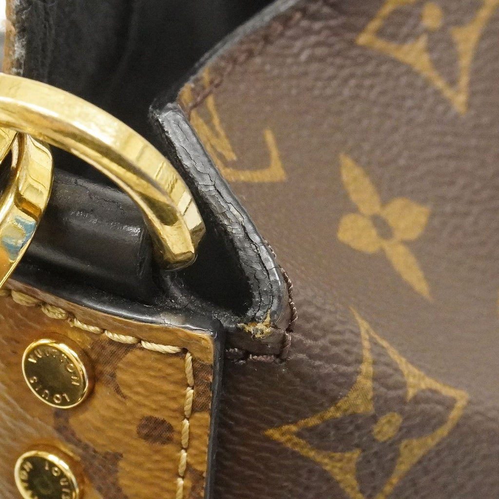 Louis Vuitton Handbag Monogram Bent Box PM Brown 2-Way — view 6