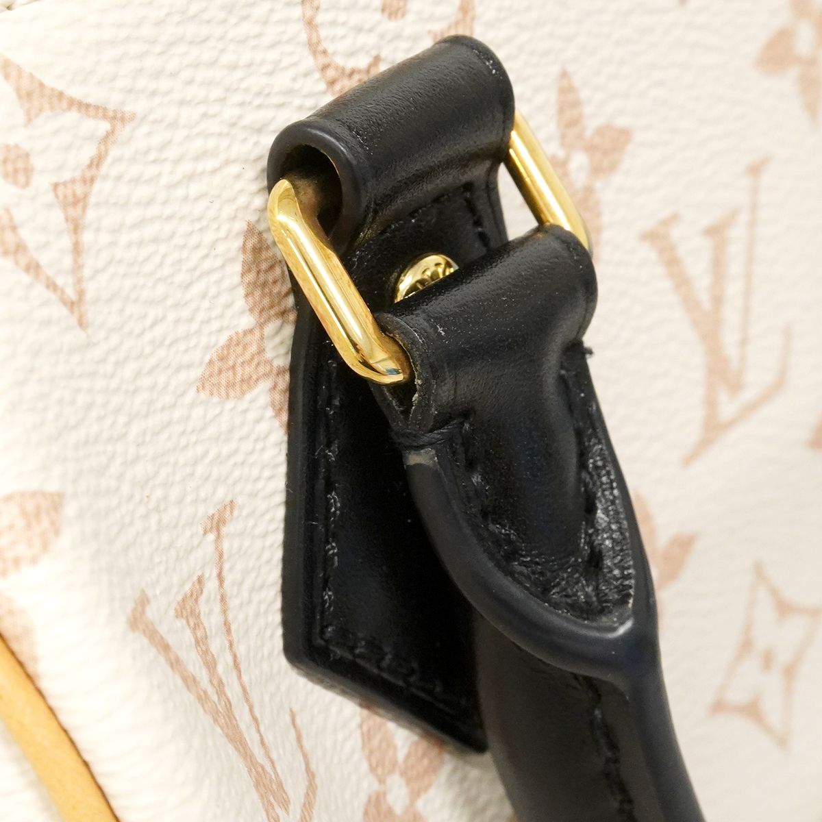 Louis Vuitton Handbag Monogram Dune Speedy Bandouliere 20 Beige Black 2-Way — view 8