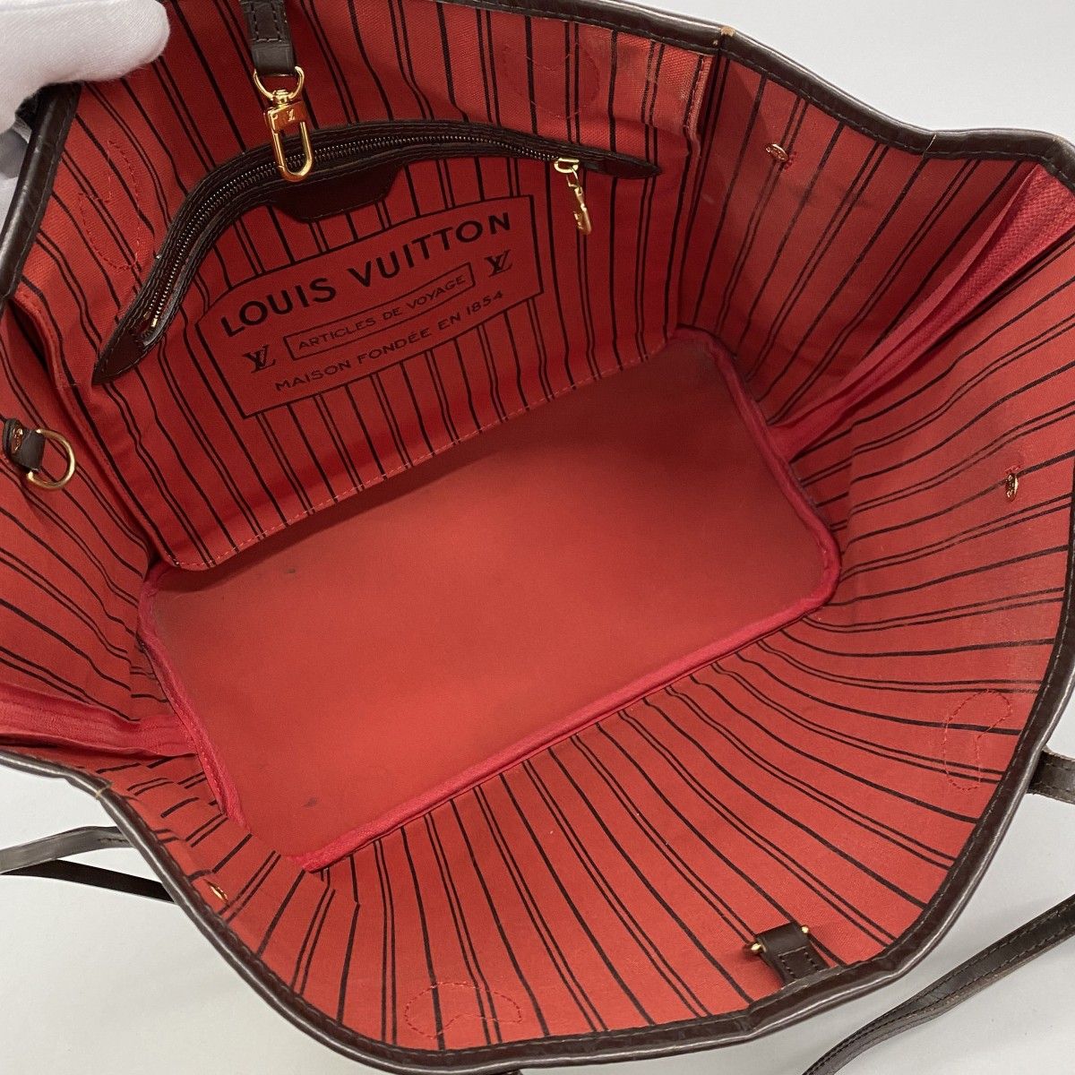 Louis Vuitton Tote Damier Neverfull Ebene — view 4