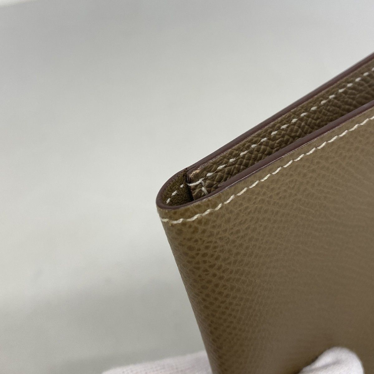 Hermes Card Case Mc2 Veau Epsom Etoupe — view 5
