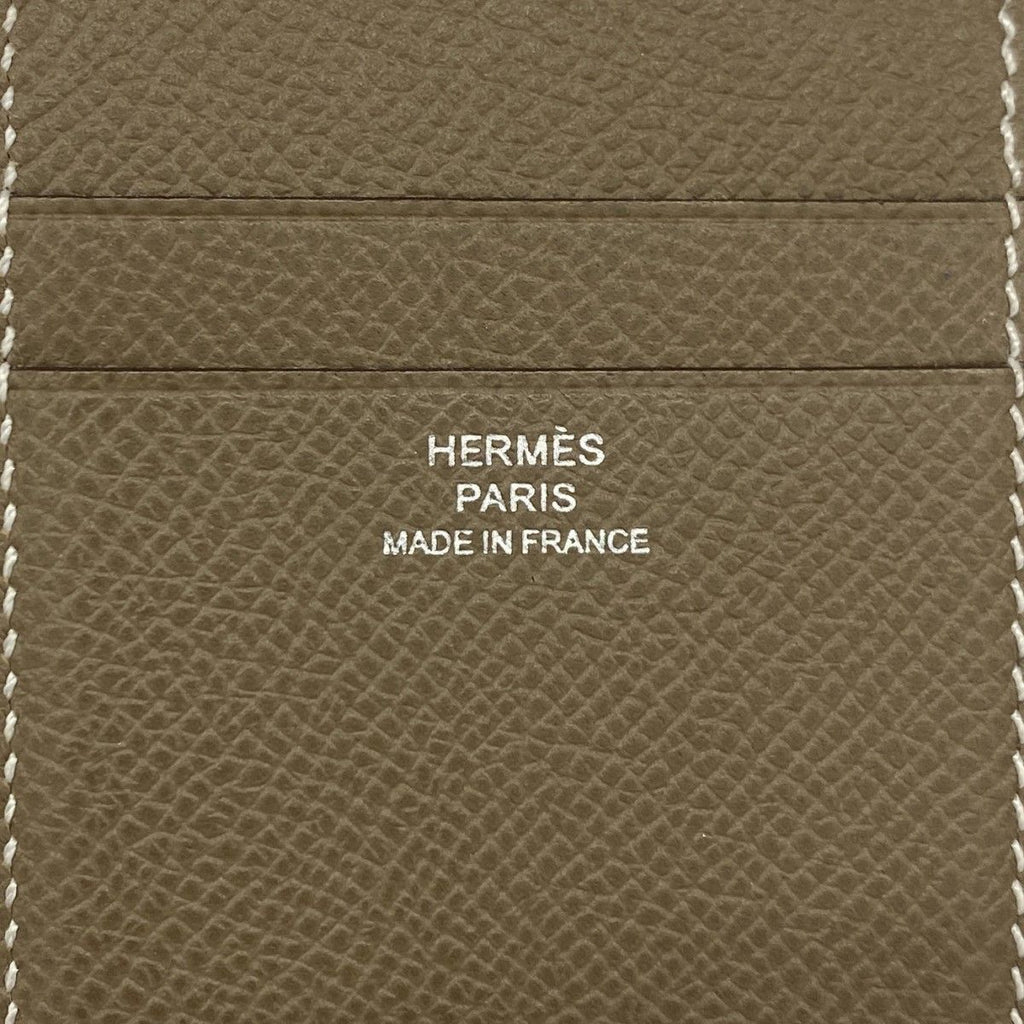 Hermes Card Case Mc2 Veau Epsom Etoupe — view 4