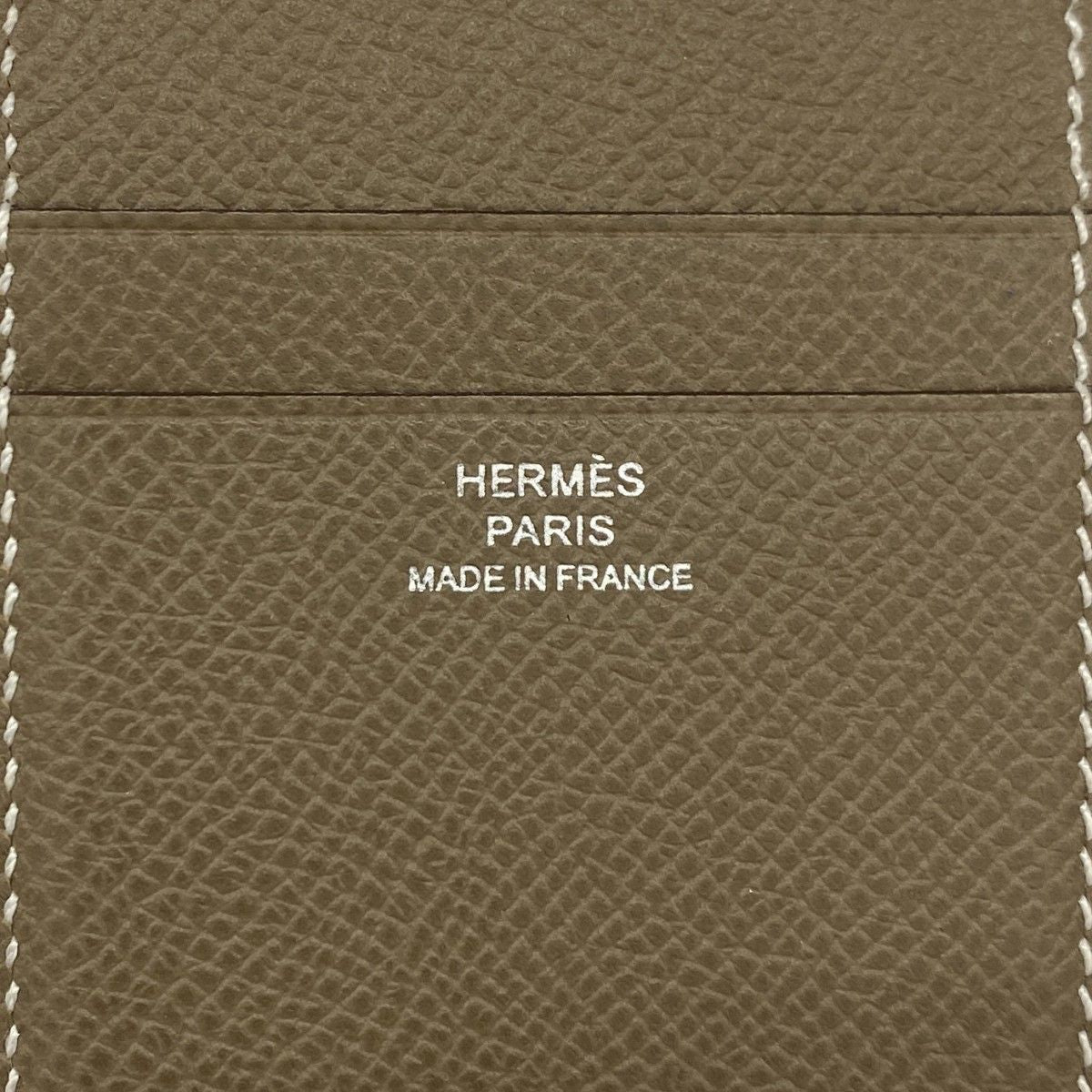 Hermes Card Case Mc2 Veau Epsom Etoupe — view 4