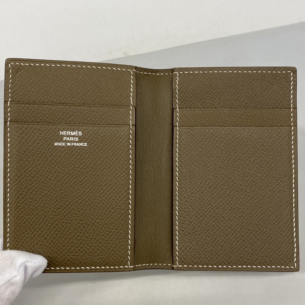 Hermes Card Case Mc2 Veau Epsom Etoupe — view 3
