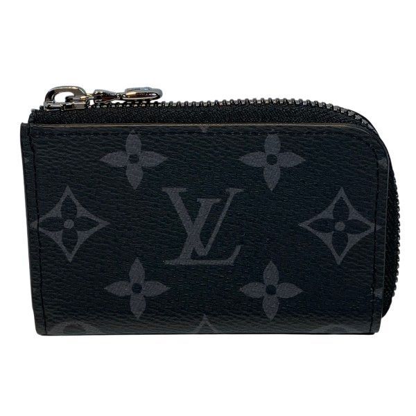 Louis Vuitton Monogram Eclipse Porte Monageur Coin Case