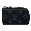Louis Vuitton Monogram Eclipse Porte Monageur Coin Case