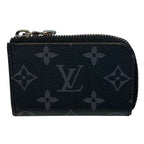 Louis Vuitton Monogram Eclipse Porte Monageur Coin Case