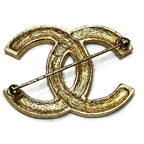 Chanel Rhinestone CC Logo 174 Brooch — view 3