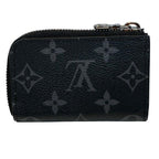 Louis Vuitton Monogram Eclipse Porte Monageur Coin Case — view 2
