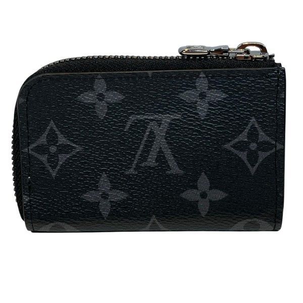 Louis Vuitton Monogram Eclipse Porte Monageur Coin Case — view 2