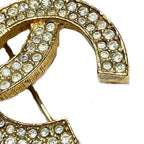 Chanel Rhinestone CC Logo 174 Brooch — view 7