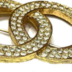 Chanel Rhinestone CC Logo 174 Brooch — view 9