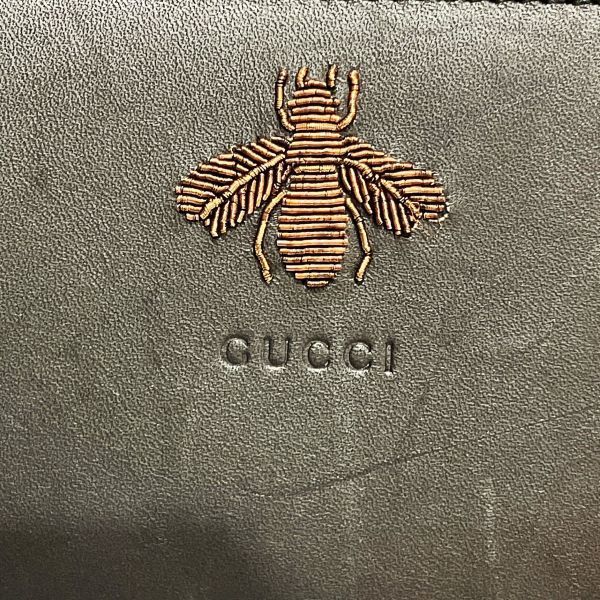 Gucci Animalier Bi Leather Zip Around Wallet — view 7