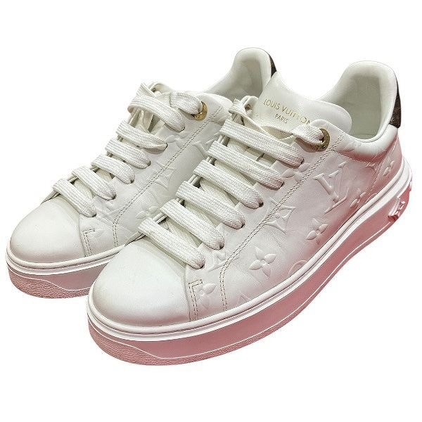 Louis Vuitton Monogram Time Out Line White 37 Sneakers — view 4