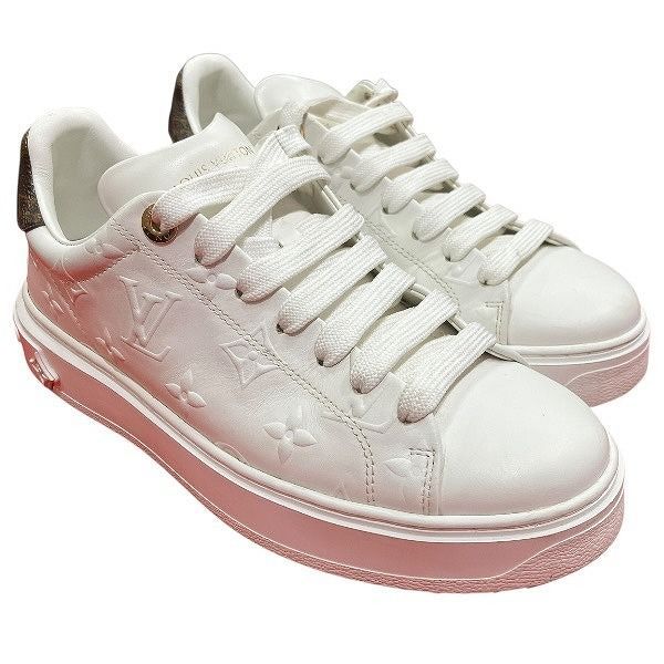Louis Vuitton Monogram Time Out Line White 37 Sneakers — view 5