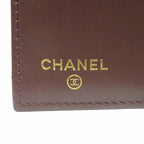 Chanel Quilted Flap Wallet Caviar Leather Trifold — view 4