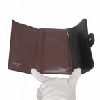 Chanel Quilted Flap Wallet Caviar Leather Trifold — view 3