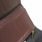Chanel Quilted Flap Wallet Caviar Leather Trifold — view 6