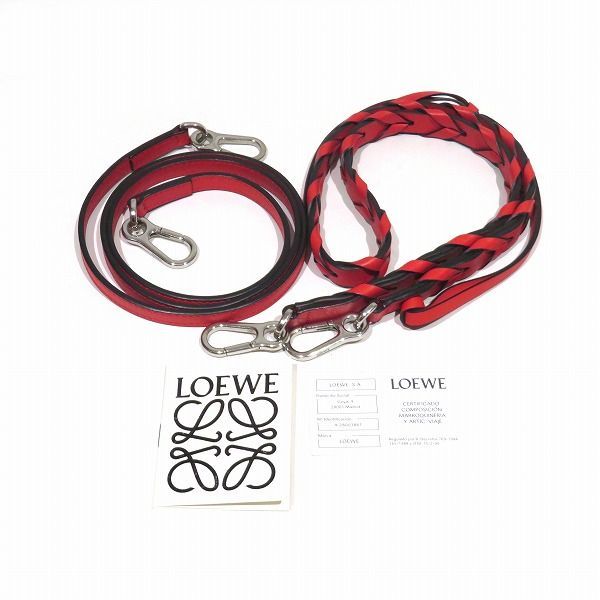 Loewe Fortune Hobo 3way Leather Red Shoulder — view 5