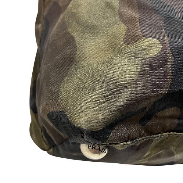 Prada Nylon Camouflage Pattern Tote Shoulder — view 6