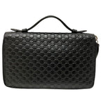 Gucci Micro Guccissima Organizer Document Case Double Zip Around Wallet — view 2