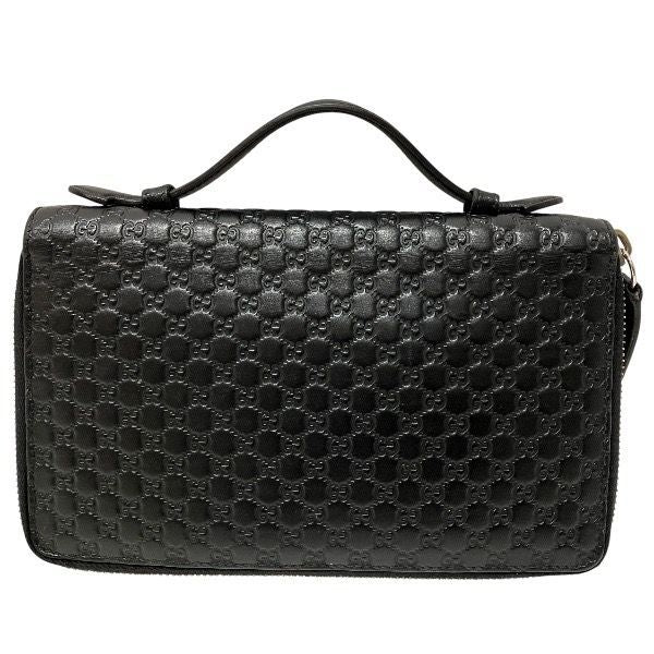 Gucci Micro Guccissima Organizer Document Case Double Zip Around Wallet — view 2