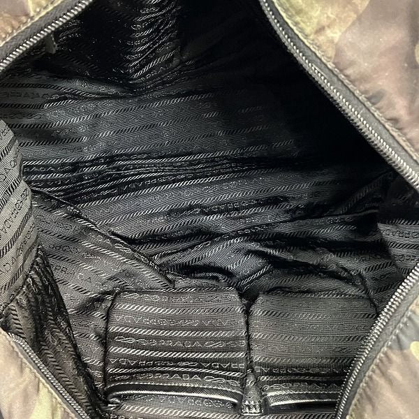 Prada Nylon Camouflage Pattern Tote Shoulder — view 5
