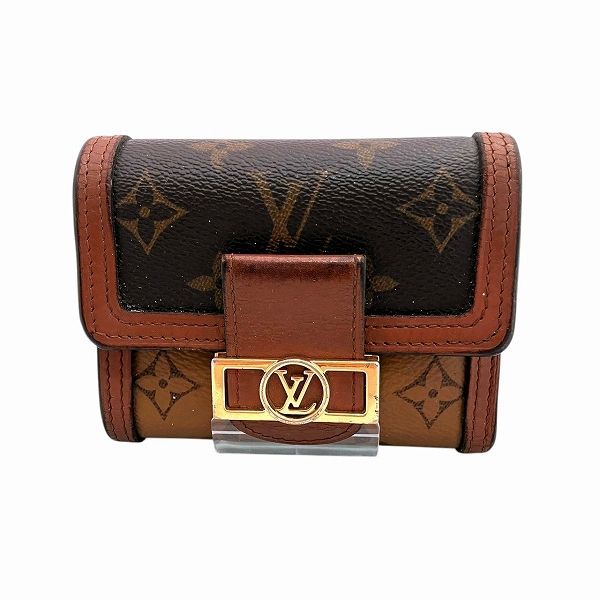 Louis Vuitton Monogram Reverse Portefeuille Dauphine Compact Trifold Wallet