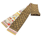 Louis Vuitton Bandeau Monogram Vivienne World Scarf — view 3