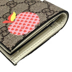 Gucci GG Supreme les Pomme Apple Bifold Wallet — view 8