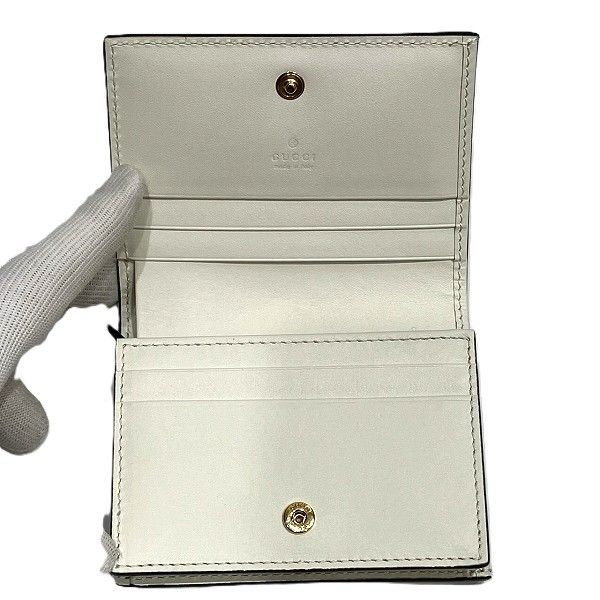 Gucci GG Supreme les Pomme Apple Bifold Wallet — view 3
