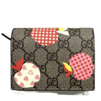 Gucci GG Supreme les Pomme Apple Bifold Wallet