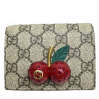 Gucci GG Supreme Cherry Mini Wallet Bifold