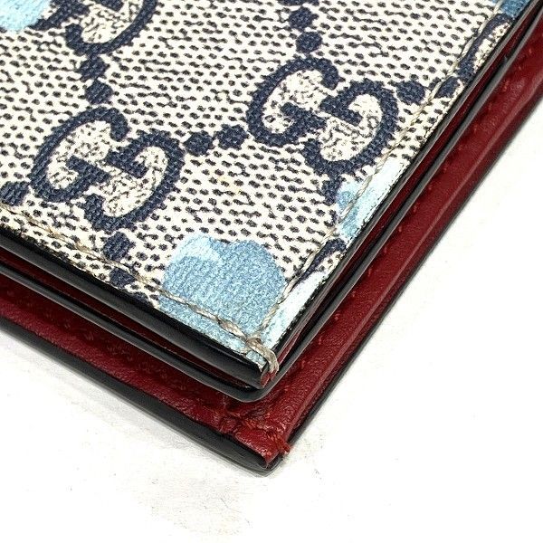 Gucci GG Supreme Flower Mini Wallet Bifold — view 8