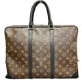 Louis Vuitton Monogram Macassar Porte Documents Voyage Bag Handbag Business
