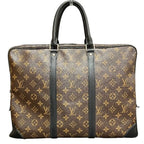 Louis Vuitton Monogram Macassar Porte Documents Voyage Bag Handbag Business