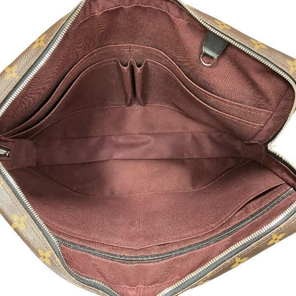 Louis Vuitton Monogram Macassar Porte Documents Voyage Bag Handbag Business — view 6