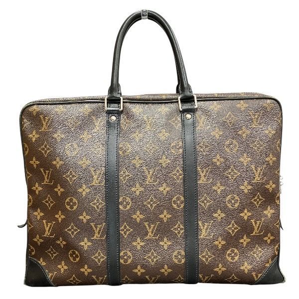 Louis Vuitton Monogram Macassar Porte Documents Voyage Bag Handbag Business — view 2