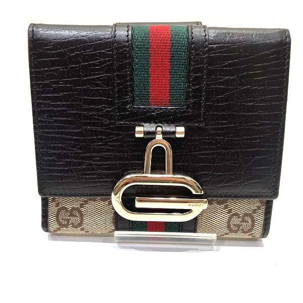 Gucci Sherry Hook Trifold Wallet