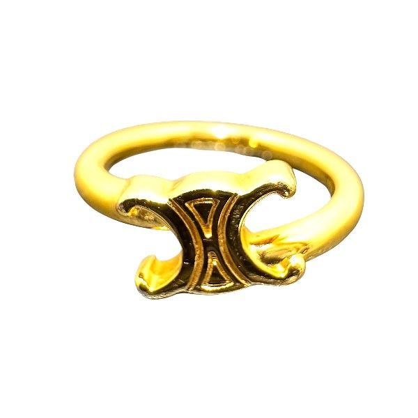 Celine Triomphe Ring Gold