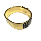 Hermes Enamel GM Location Bangle Bracelet — view 4