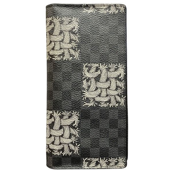 Louis Vuitton Damier Graphite Portefeuille Brazza Christophernes Rope Wallet