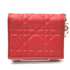 Dior Cannage Bifold Wallet with Charm — view 2