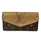 Louis Vuitton Monogram Giant Portefeuille Sarah Wallet Bifold