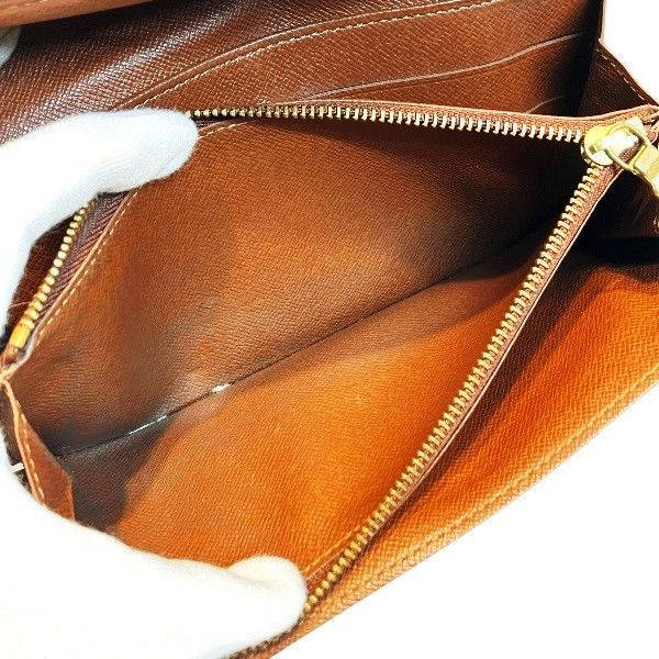 Louis Vuitton Monogram Portefeuille Sarah Pochette Portemonet Cles — view 6