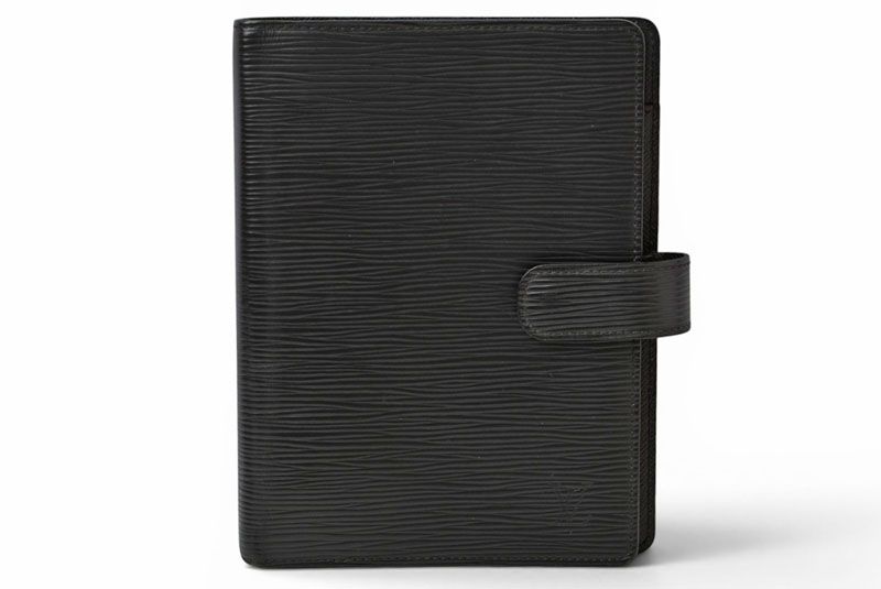 Louis Vuitton Notebook Cover Agenda Epi Black Type